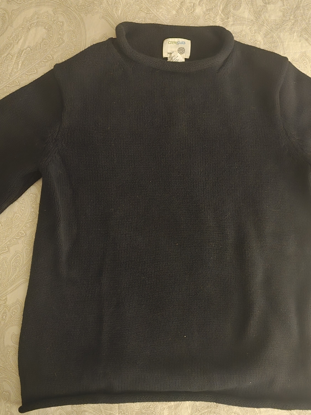 J. Crew Crewcuts Black Crewneck Sweater